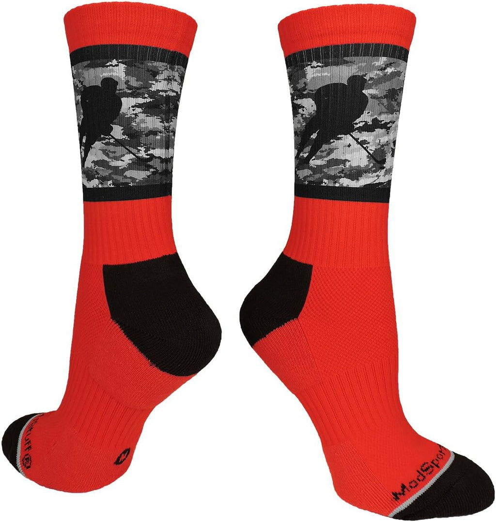 Athletic Hockey Crew Socks (Multi Colors) by Madsportsstuff