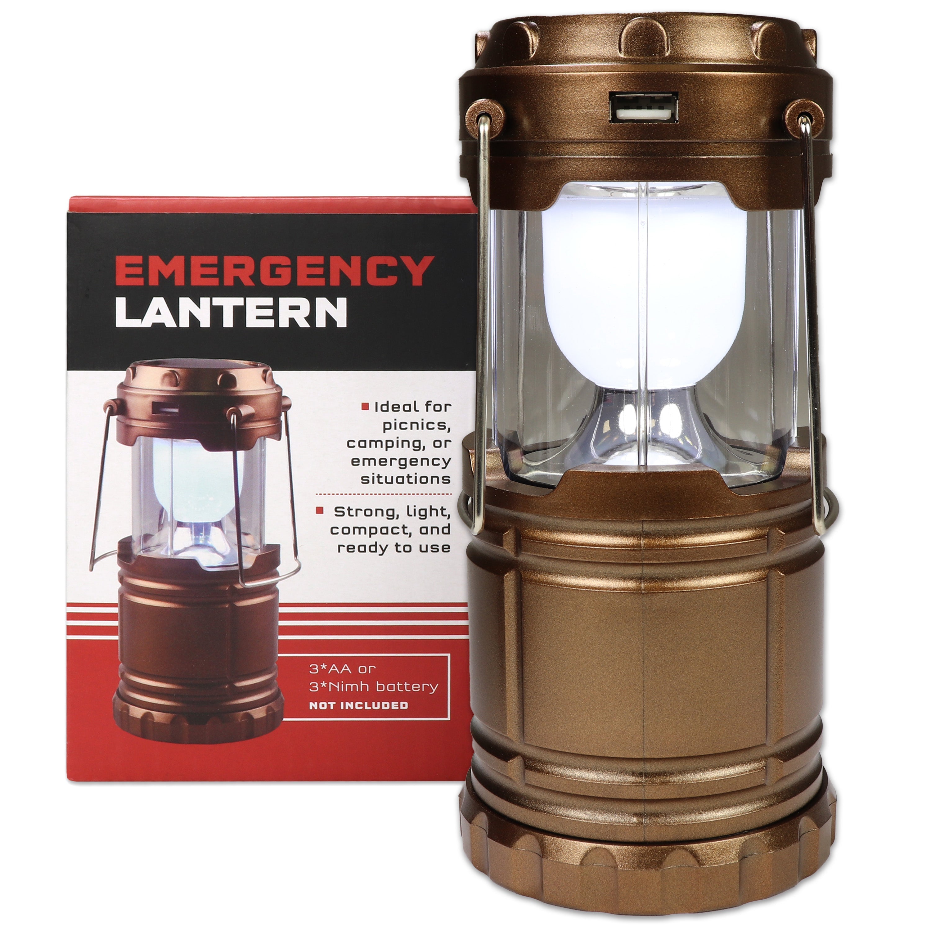Collapsible Solar Lantern | Rechargeable LED Camping Light