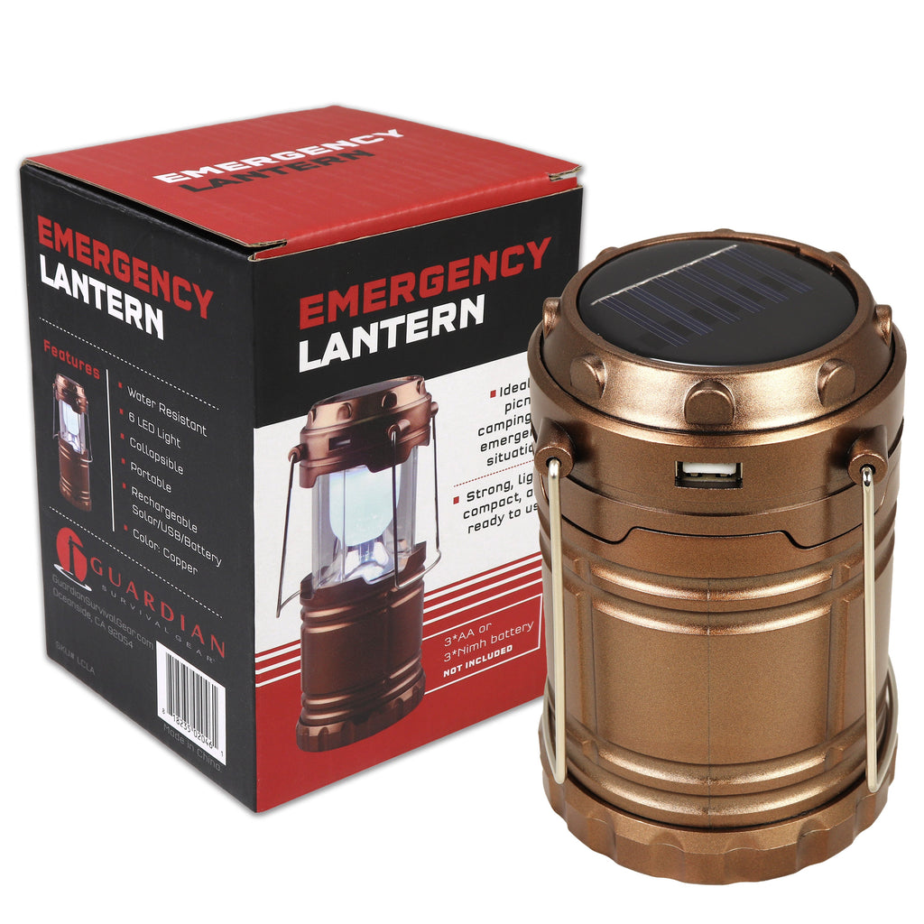 Collapsible Solar Lantern | Rechargeable LED Camping Light