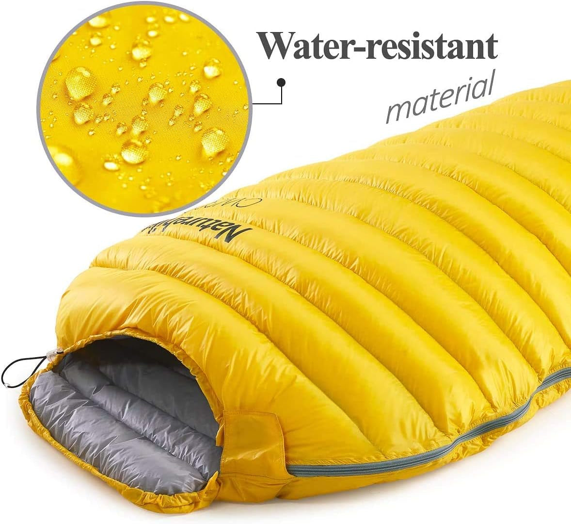 0 Degree Mummy Goose down Sleeping Bag, Compact Ultralight Sleeping Bag for Adults Cold Weather